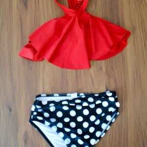Kids vintage bikini set